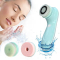 3-in-1 USB Rechargeable Facial Cleansing Brush Set Soft Scrubber Face Exfoliating by DailySale