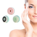 3-in-1 USB Rechargeable Facial Cleansing Brush Set Soft Scrubber Face Exfoliating by DailySale