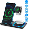 3-in-1 Wireless Fast Charging Station Dock Foldable by DailySale