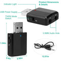 3-in-1 Wireless V5.0 USB Audio Transmitter Receiver by DailySale