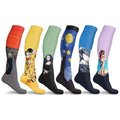 3 or 6-Pairs: DCF Famous Art Paintings Compression Socks by DailySale