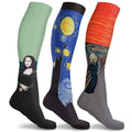 3 or 6-Pairs: DCF Famous Art Paintings Compression Socks by DailySale