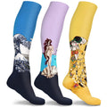 3 or 6-Pairs: DCF Famous Art Paintings Compression Socks by DailySale