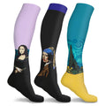 3 or 6-Pairs: DCF Famous Art Paintings Compression Socks by DailySale