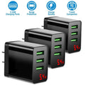 3-Pack: 3-Port USB Wall Charger by DailySale