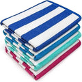 3-Pack: 30" x 60" Ultra-Soft 100% Cotton Striped Pool Cabana Hotel Beach Towels by DailySale