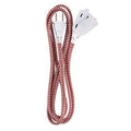 3-Pack: 6" Ativa Braided AC Extension Cord by DailySale
