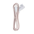 3-Pack: 6" Ativa Braided AC Extension Cord by DailySale