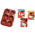3-Pack: 6 Holes Semi Sphere Silicone Mold by DailySale