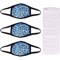 3-Pack: Adult Cotton Reusable Face Masks with 10 Filters by DailySale