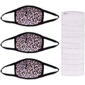 3-Pack: Adult Cotton Reusable Face Masks with 10 Filters by DailySale