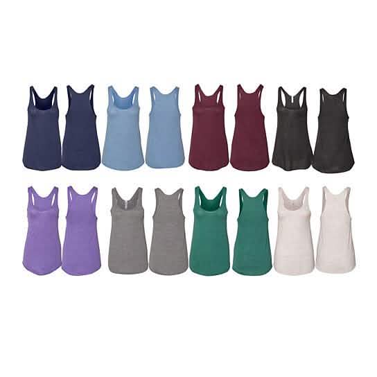 3-Pack: American Apparel Women's Tri-Blend Racerback Tank Tops by DailySale