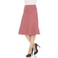 3-Pack: Aviot Lightweight Fitted A-Line Skirt by DailySale