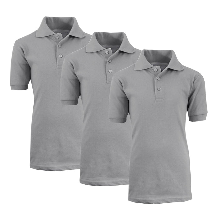 3-Pack: Boys School Uniform Polo by DailySale