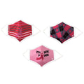 3-Pack: Breast Cancer Awareness Reusable Non-Medical 2-Layer Fabric Face Masks by DailySale