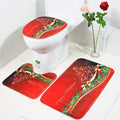 3-Pack: Christmas Bathroom Rugs Set by DailySale