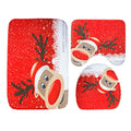 3-Pack: Christmas Bathroom Rugs Set by DailySale