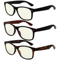 3 Pack Classic Blue Light Filter Reading Glasses UV109 by Pasteur Pharmacy