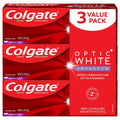 3-Pack: Colgate Optic White Advanced Teeth Whitening Toothpaste by DailySale