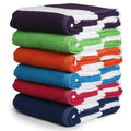 3-Pack: Cotton Bath Towel, Cabana Stripe Beach Towel by DailySale