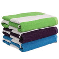 3-Pack: Cotton Bath Towel, Cabana Stripe Beach Towel by DailySale