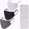 3-Pack: Cotton Reusable Face Masks with 10 Filters