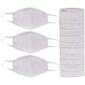 3-Pack: Cotton Reusable Face Masks with 10 Filters by DailySale