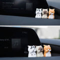 3-Pack: Cute Cat Figurines Miniature Cartoon Animal Decor by DailySale