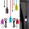 3-Pack: Decorative and Portable LED Bulb Light On A Pull-Rope by DailySale