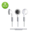 3-Pack: Earbud Headphone with Mic by DailySale