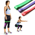 3-Pack: Exercise Resistance Loop Bands Training Belt Stretch Therapy Running Pilates by DailySale