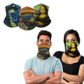 3-Pack: Famous Painting Neck Gaiter Bandana Multifunctional Scarves by DailySale