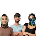 3-Pack: Famous Painting Neck Gaiter Bandana Multifunctional Scarves by DailySale
