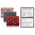 3-Pack: Faux Leather Holiday Themed CDC Vaccination Card Holder by DailySale