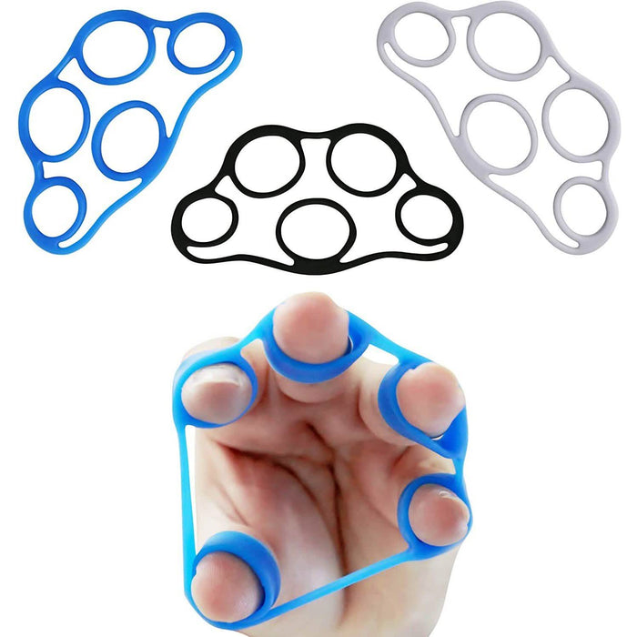3-Pack: Finger Stretcher and Strengthener Resistance Bands by DailySale
