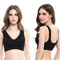 3-Pack: Floral Lace-Paneled Modesty Bras by DailySale