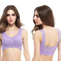 3-Pack: Floral Lace-Paneled Modesty Bras by DailySale
