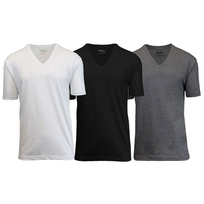 3-Pack: Galaxy By Harvic Men's Egyptian Cotton V-Neck Undershirt by DailySale