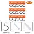 Garden Tool Organizer Wall Mounted Hanger Hooks Home Garage Set by DailySale