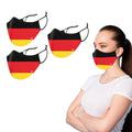 3-Pack: Germany Flag Double Layered Reusable Mask With Adjustable Loops by DailySale