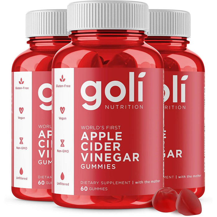 3-Pack: Goli Apple Cider Vinegar Gummy Vitamins by DailySale