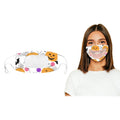 3-Pack: Halloween Edition Smile Communicator Clear Mouth Face Mask by DailySale