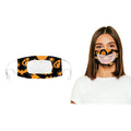 3-Pack: Halloween Edition Smile Communicator Clear Mouth Face Mask by DailySale