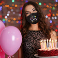 3-Pack: Happy Birthday Double Layered Reusable Face Mask With Adjustable Earloops by DailySale