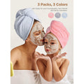 3-Pack: Hicober Microfiber Hair Towel by DailySale