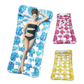 3-Pack: Inflatable Pool Float Raft Water Lounge 330lbs Load-Bearing Mattress with Headrest by DailySale