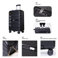 3-Pack: Lightweight Suitcases with TSA Lock by DailySale