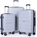 3-Pack: Lightweight Suitcases with TSA Lock by DailySale
