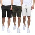 3-Pack: Men's 5-Pocket Flat-Front Slim-Fit Stretch Chino Shorts by DailySale