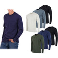 3-Pack: Men's Cotton Long Sleeve T-Shirt with Chest Pocket by DailySale